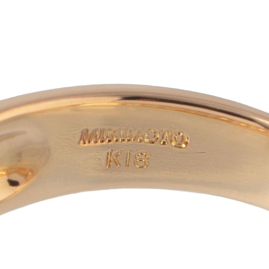 MIKIMOTO（ミキモト） ダイヤ リング パヴェ 0.98ct 15号強 K18YG 新品