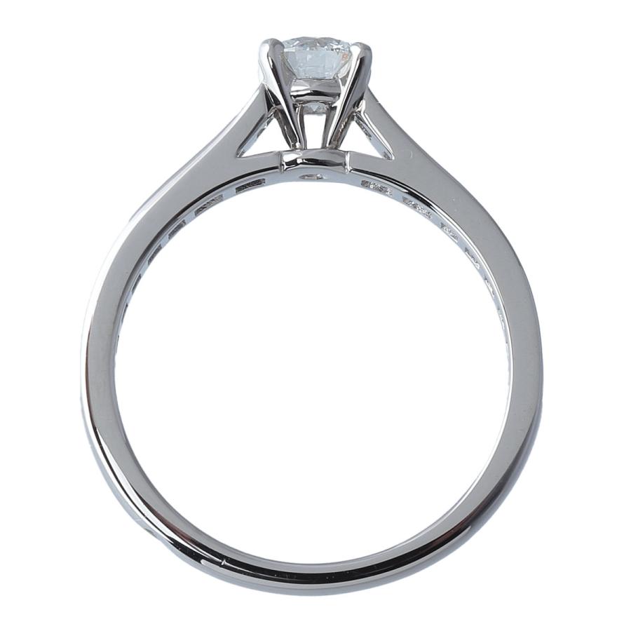 Cartier カルティエ ソリテール リング ダイヤ0.35ct G-VS2-3EX #49 