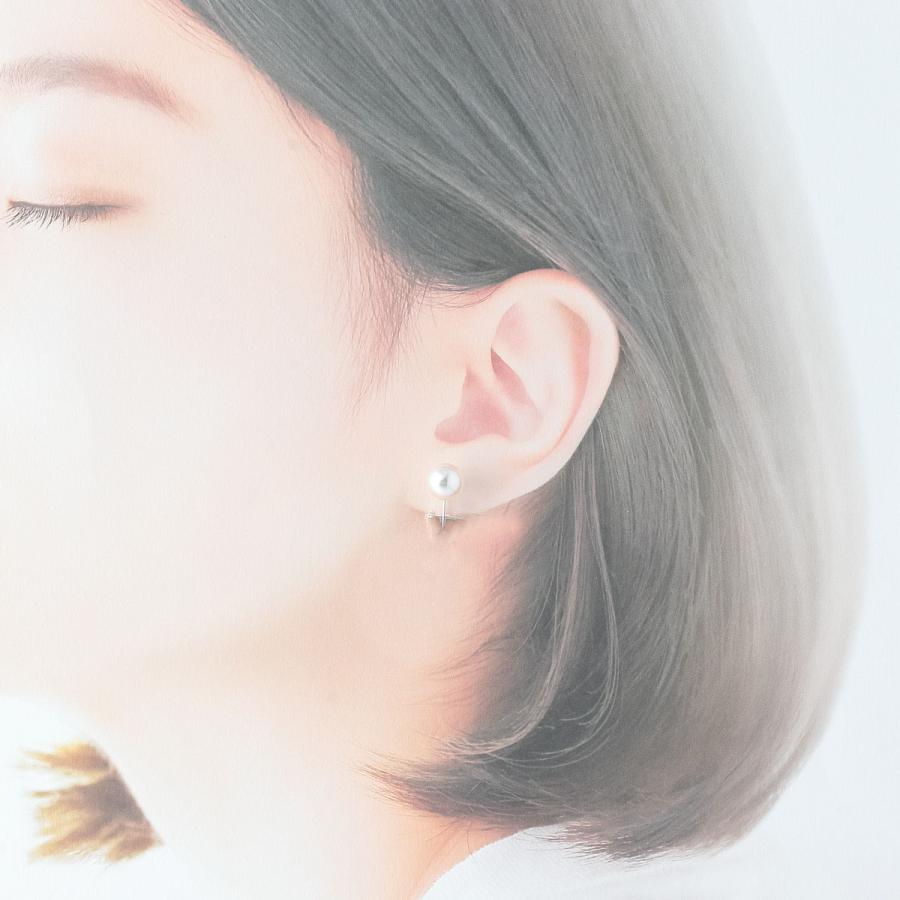 MIKIMOTO（ミキモト） パール イヤリング アコヤパール8.0mm K18WG 