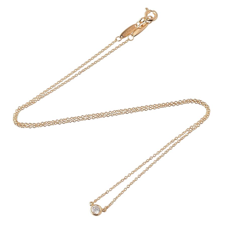 ティファニー ダイヤ ネックレス バイザヤード 枠4.5mm ダイヤ0.14ct  