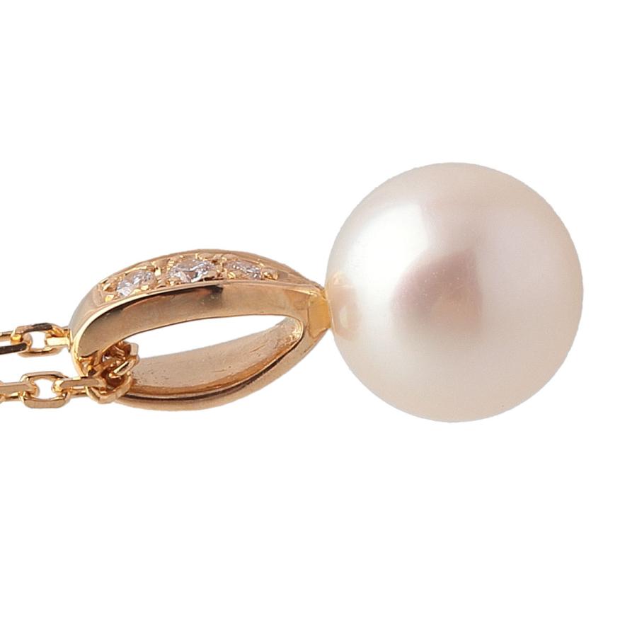 MIKIMOTO ミキモト ダイヤ パール ネックレス アコヤパール7.3mm MIKIMOTO ミキモト ダイヤ パール ネックレス アコヤパール7.3mm