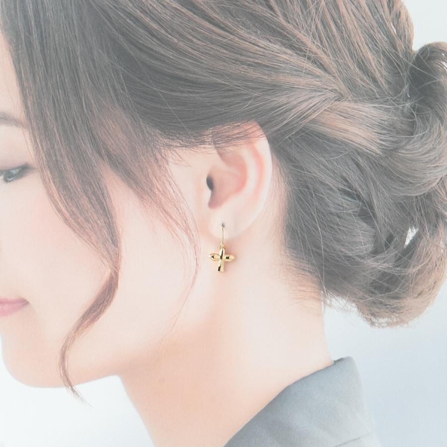 TIFFANY&Co. ティファニー バードクロス ピアス フック 750YG TIFFANY&Co. ティファニー バードクロス ピアス フック 750YG
