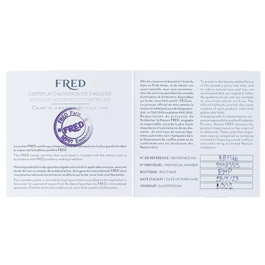 Fred（フレッド） フォース10 ブレスレット ミニ Au750WG コード 新品
