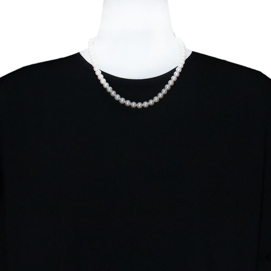 MIKIMOTO ミキモト パールネックレス アコヤパール 7.5mm〜8.0mm 43cm 
