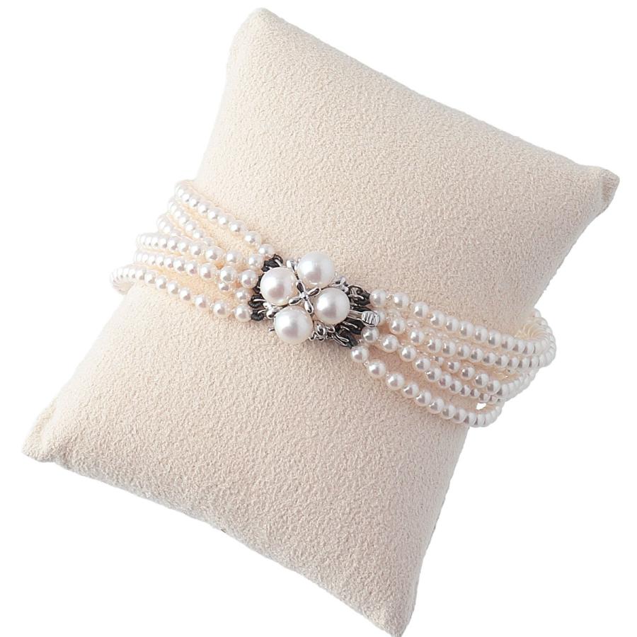 MIKIMOTO（ミキモト） ベビーパール ブレスレット 6連 アコヤパール3.0
