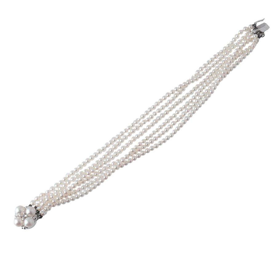 MIKIMOTO（ミキモト） ベビーパール ブレスレット 6連 アコヤパール3.0