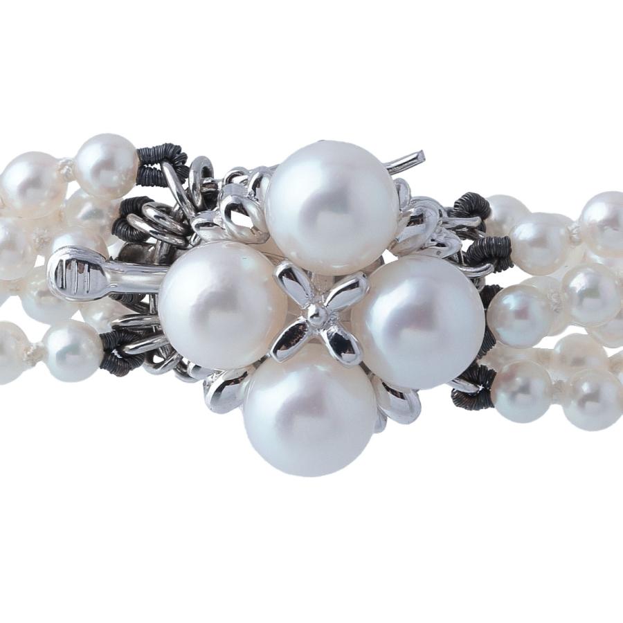 MIKIMOTO ミキモト ベビーパール ブレスレット 6連 アコヤパール3.0mm 