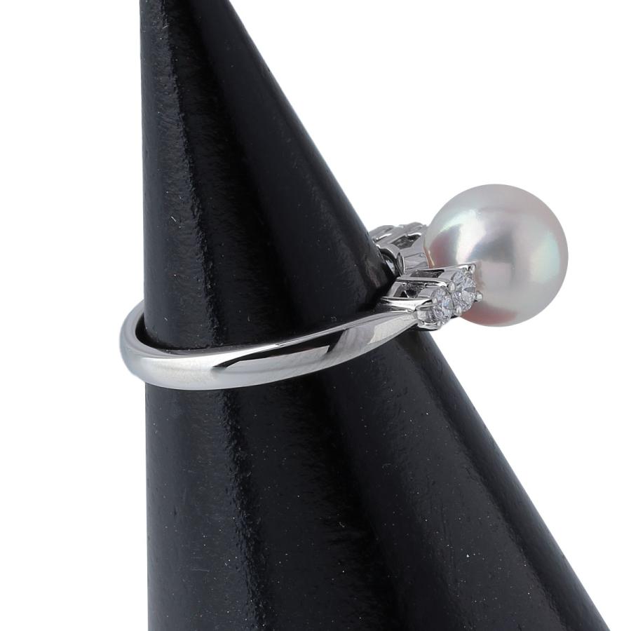 MIKIMOTO（ミキモト） パール ダイヤ リング PR-691R型 現行モデル