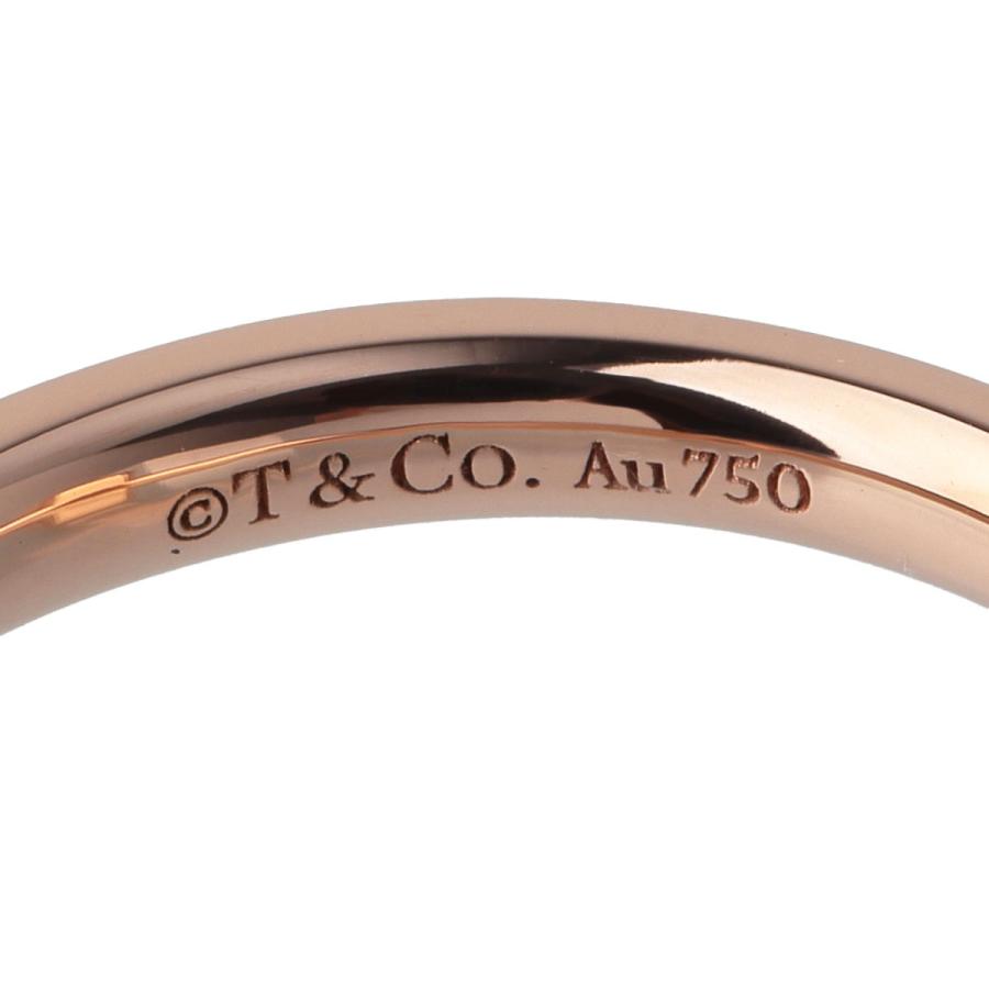 TIFFANY&Co. ティファニー Tワン ナロー リング 約11号 Au750PG 新品