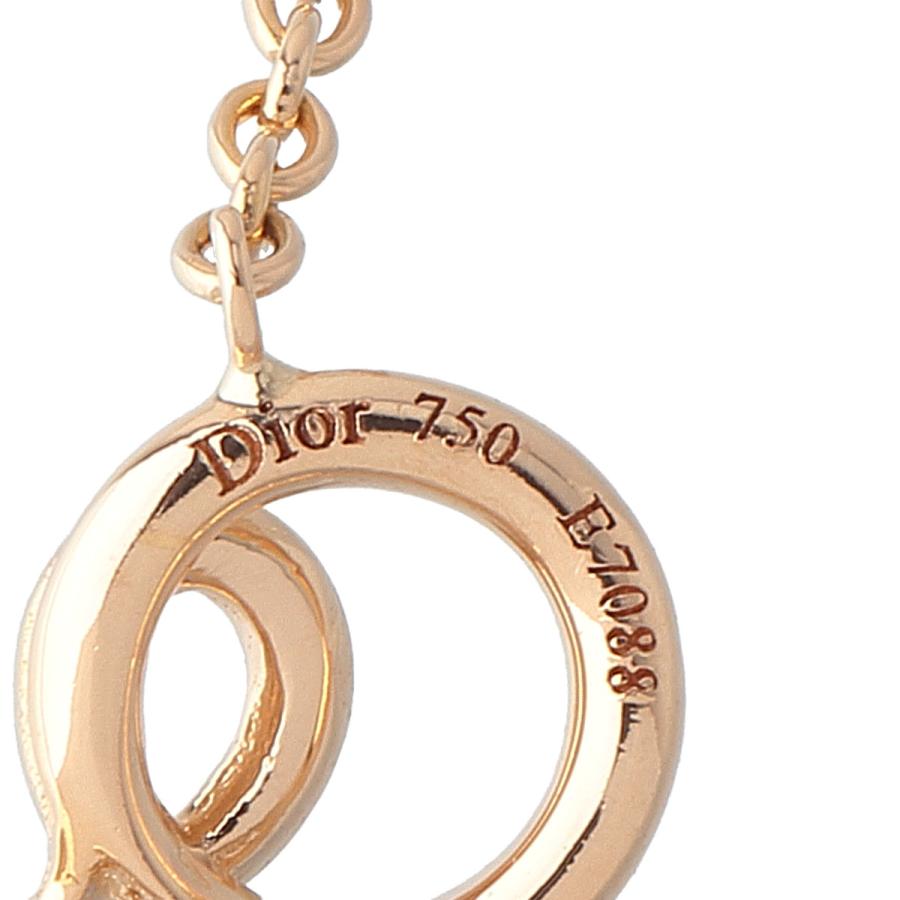 ディオール アムール oui ダイヤ ネックレス 現行モデル 39cm 750YG  