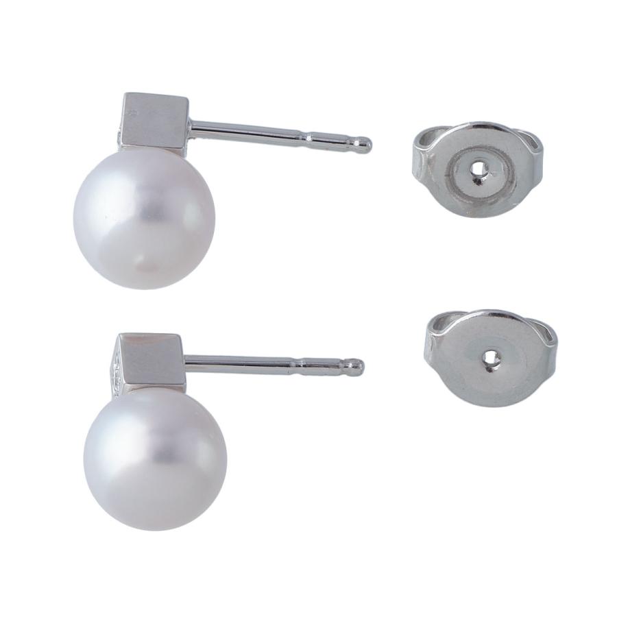 MIKIMOTO ミキモト ダイヤ パールピアス PE-1287PU型 アコヤ MIKIMOTO ミキモト ダイヤ パールピアス PE-1287PU型 アコヤ