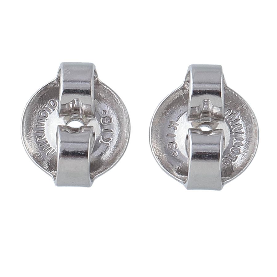 MIKIMOTO ミキモト ダイヤ パールピアス PE-1287PU型 アコヤ MIKIMOTO ミキモト ダイヤ パールピアス PE-1287PU型 アコヤ