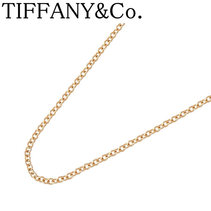 TIFFANY&Co. ティファニー チェーン ネックレス 51cm Au750YG 新品 
