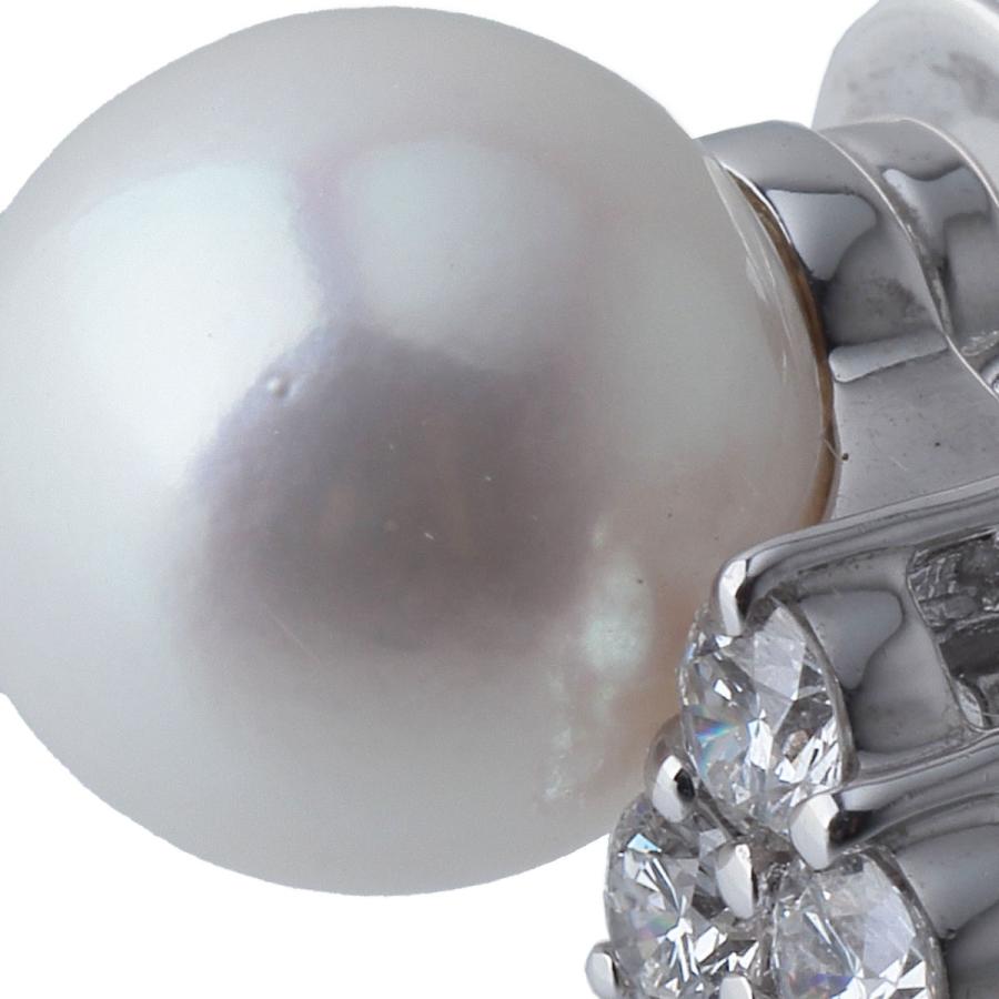 MIKIMOTO ミキモト ダイヤ パール イヤリング 現行モデル PE MIKIMOTO ミキモト ダイヤ パール イヤリング 現行モデル PE
