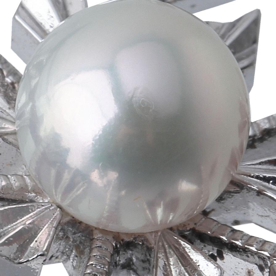 MIKIMOTO ミキモト パール ネックレス 雪の結晶 シルバー アコヤ MIKIMOTO ミキモト パール ネックレス 雪の結晶 シルバー アコヤ