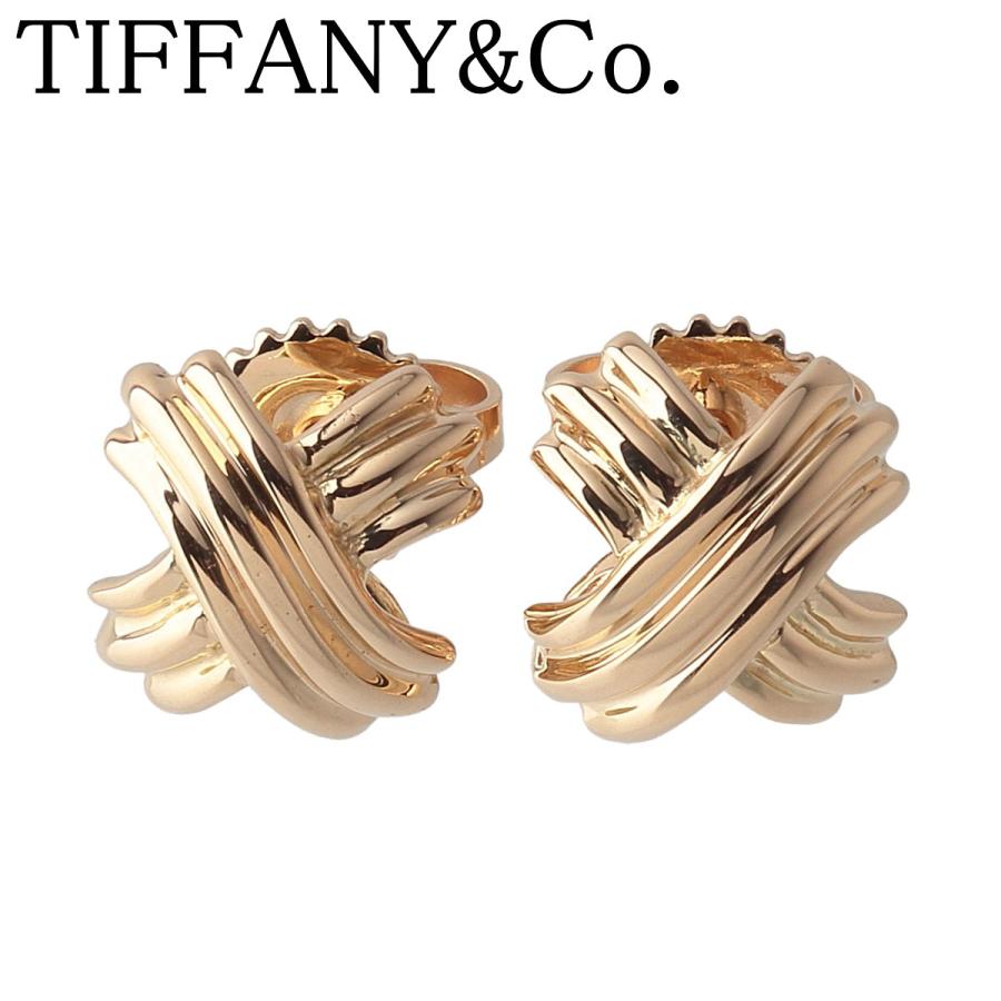 TIFFANY&Co.（ティファニー） シグネチャー ピアス 750YG 新品仕上げ済