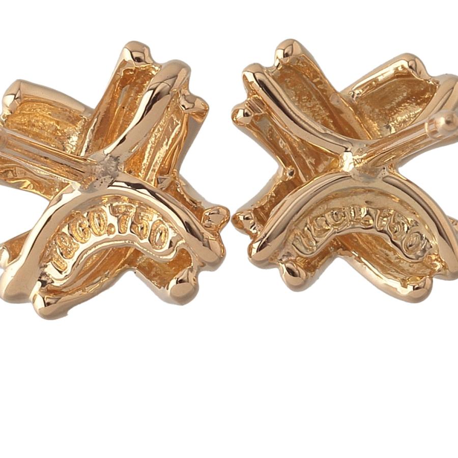 TIFFANY&Co.（ティファニー） シグネチャー ピアス 750YG 新品仕上げ済