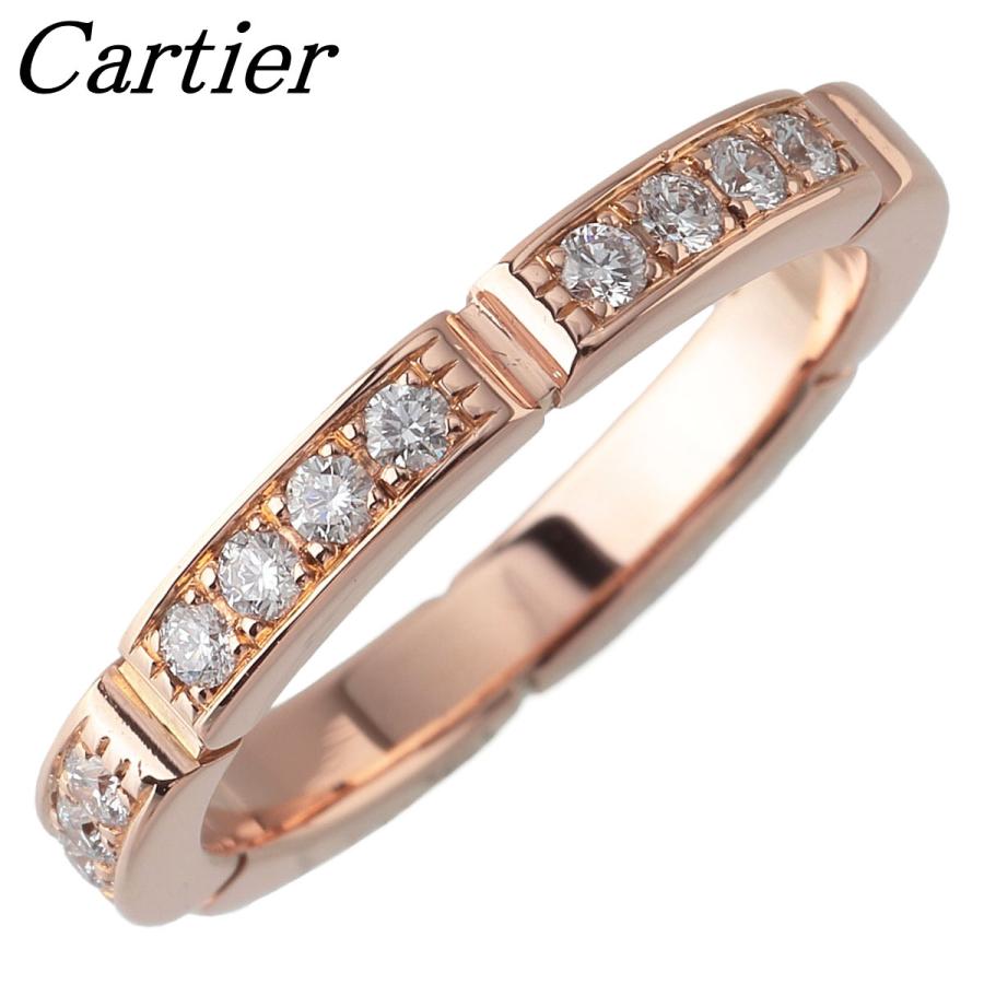 Cartier カルティエ ダイヤ リング マイヨン パンテール ハーフダイヤ  