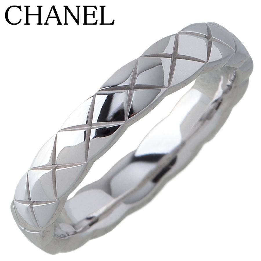 CHANEL シャネル ココクラッシュ リング 現行モデル #46 幅3.2mm CHANEL シャネル ココクラッシュ リング 現行モデル #46 幅3.2mm