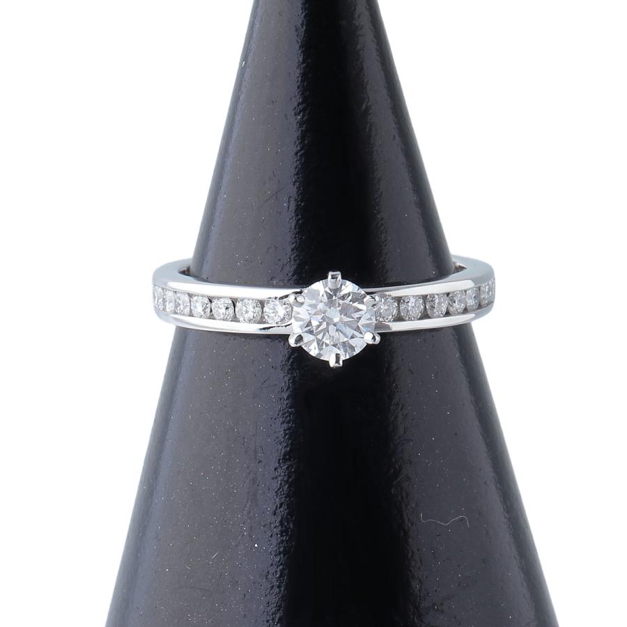 ロ*ペ様 【美品】TIFFANY&Co. ティファニー　ソリティア　10号 TIFFANY&Co.（ティファニー） ソリティア リング チャネル ダイヤ0.36