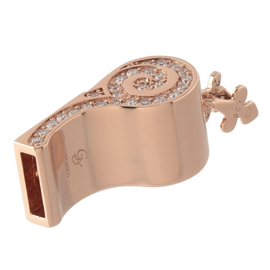 ゆきざき ヨビコ ダイヤ ペンダント 1.26ct K18PG 新品仕上げ済 YOBIKO