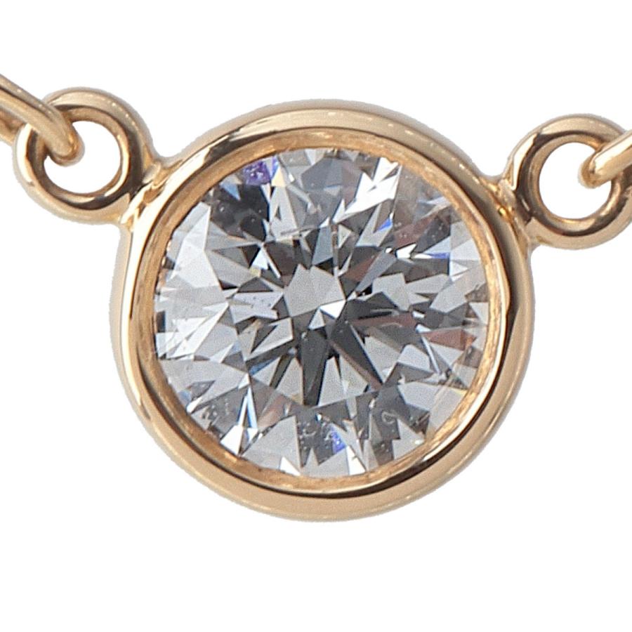 TIFFANY&Co. ティファニー ダイヤ ネックレス バイザヤード 0.20ct H  