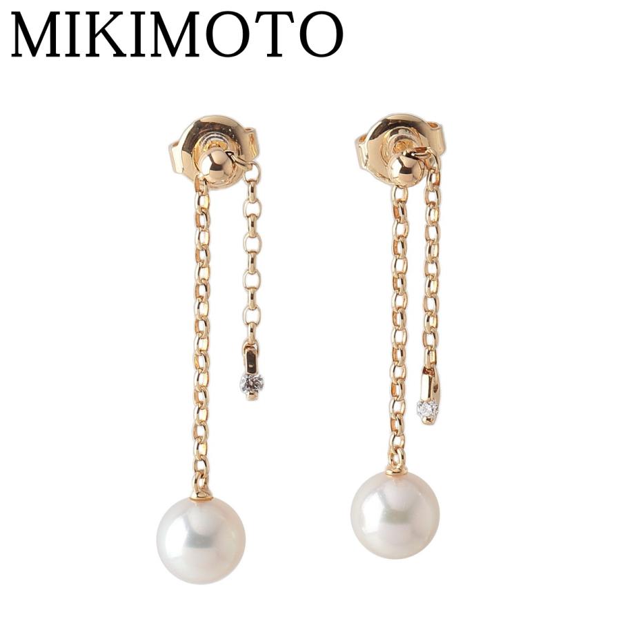 MIKIMOTO ミキモト ダイヤ パール ピアス ジュエルズイン MIKIMOTO ミキモト ダイヤ パール ピアス ジュエルズイン