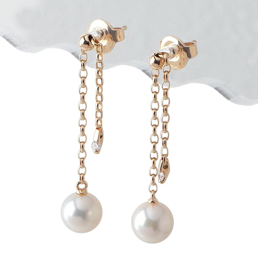 MIKIMOTO ミキモト ダイヤ パール ピアス ジュエルズイン MIKIMOTO ミキモト ダイヤ パール ピアス ジュエルズイン