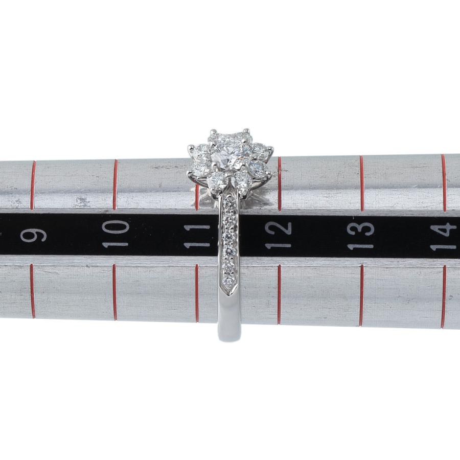 ティファニー フローラ ダイヤモンド リング Pt950 11.5号