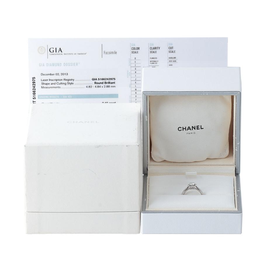 CHANEL（シャネル） ダイヤ リング カメリア ダイヤ0.40ct E-VVS2-3EX