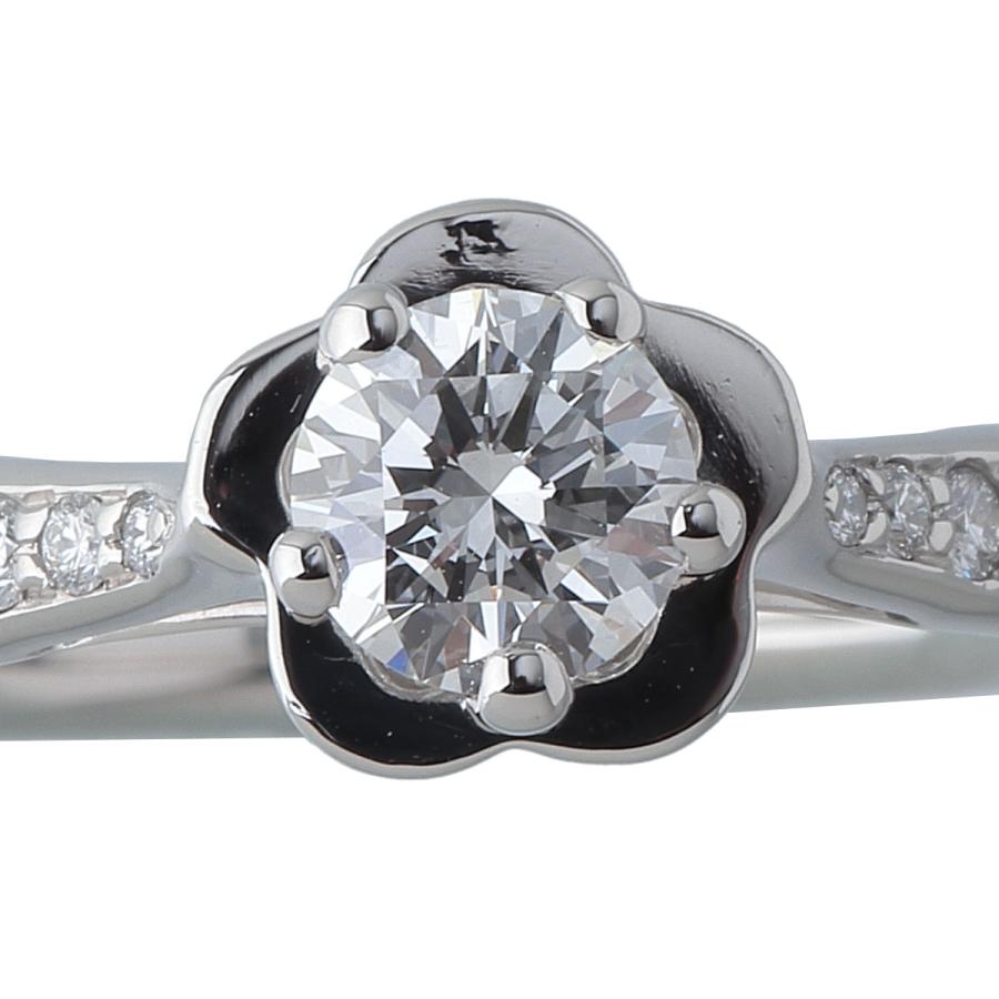 CHANEL（シャネル） ダイヤ リング カメリア ダイヤ0.40ct E-VVS2-3EX