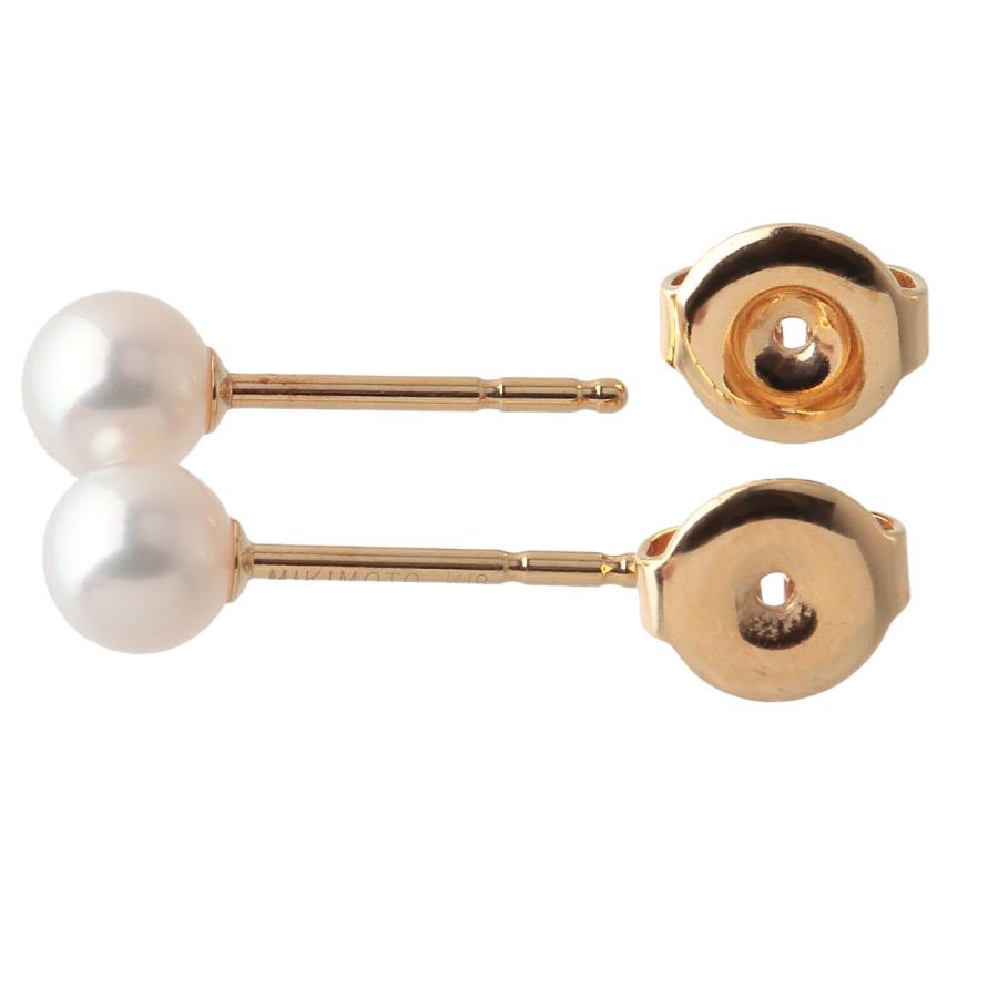MIKIMOTO（ミキモト） パール ピアス アコヤパール4.9mm K18YG 美品