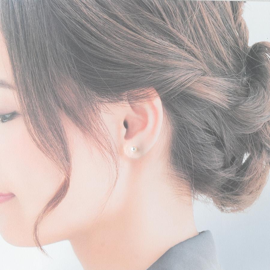 MIKIMOTO（ミキモト） パール ピアス アコヤパール4.9mm K18YG 美品