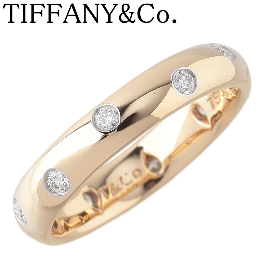 TIFFANY&Co. ティファニー ドッツ ダイヤ リング 14号 750YG TIFFANY&Co. ティファニー ドッツ ダイヤ リング 14号 750YG