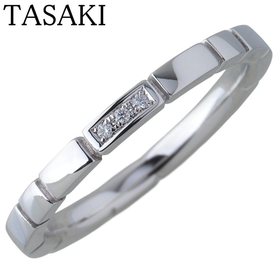 TASAKI（タサキ） ダイヤ リング ピアノ 現行モデル 13号 Pt950 RD