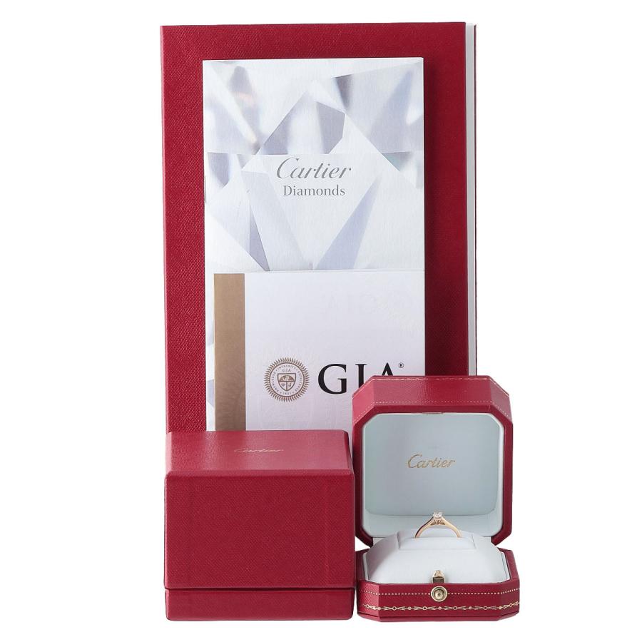 Cartier（カルティエ） ソリテール リング ダイヤ0.23ct E-VVS2-3EX