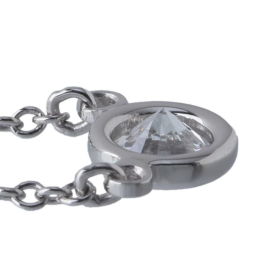 TIFFANY&Co. ティファニー ダイヤ ネックレス バイザヤード 0.20ct F  