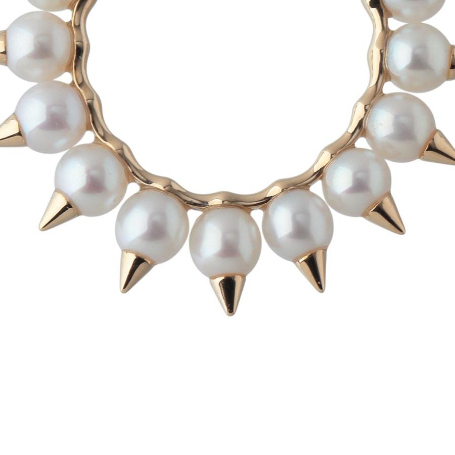 Tasaki タサキ　パール付き　パールラリエットピアス　イヤリング　18金 TASAKI（タサキ） (新品仕上げ済)タサキ 田崎 バロックパール チェーン