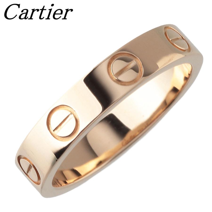 Cartier カルティエ ミニラブ リング #47 750YG 新品仕上げ済 Cartier  