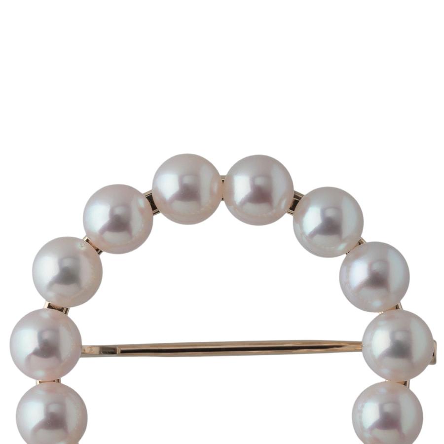MIKIMOTO ミキモト パール サークル ブローチ アコヤパール4.4mm MIKIMOTO ミキモト パール サークル ブローチ アコヤパール4.4mm