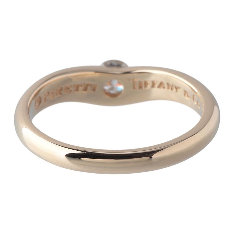 TIFFANY&Co. ティファニー ダイヤ リング カーブド 1PD 11号弱 TIFFANY&Co. ティファニー ダイヤ リング カーブド 1PD 11号弱