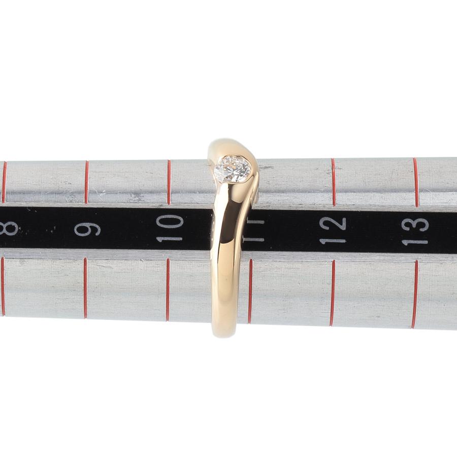 TIFFANY&Co. ティファニー ダイヤ リング カーブド 1PD 11号弱 TIFFANY&Co. ティファニー ダイヤ リング カーブド 1PD 11号弱