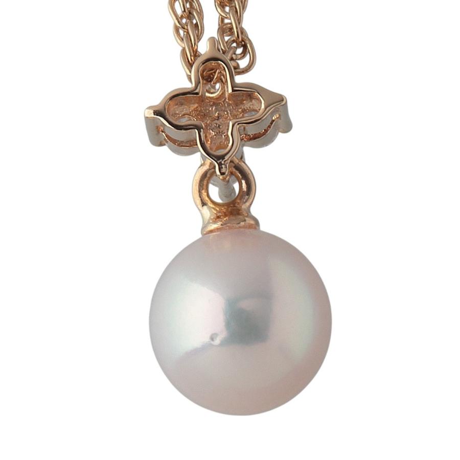TASAKI タサキ パール ダイヤ ネックレス アコヤパール6.3mm 0.05ct  