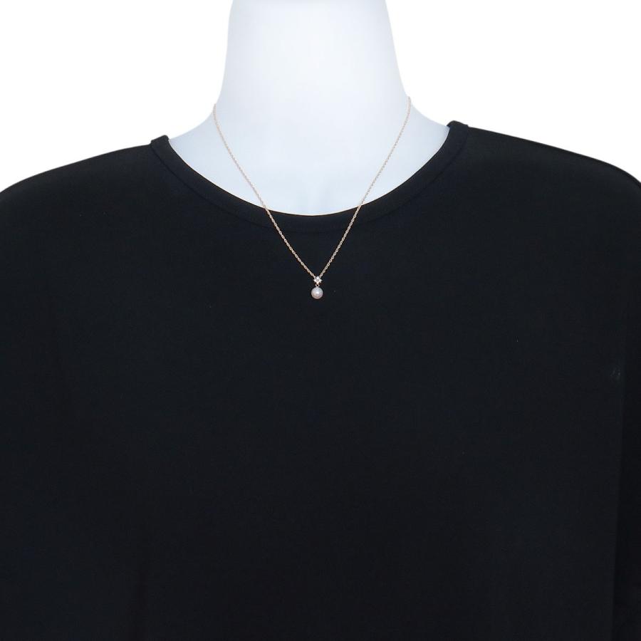 TASAKI タサキ パール ダイヤ ネックレス アコヤパール6.3mm 0.05ct  