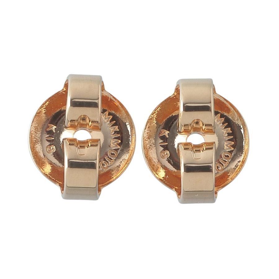 MIKIMOTO ミキモト パール ピアス アコヤパール4.8mm K18YG 新品仕上げ  