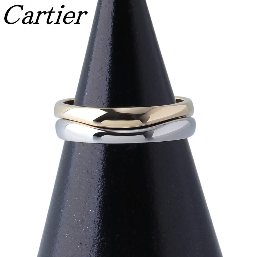 Cartier カルティエ ラブミー リング 幅5.2mm #56 750YG/WG 新品仕上げ  