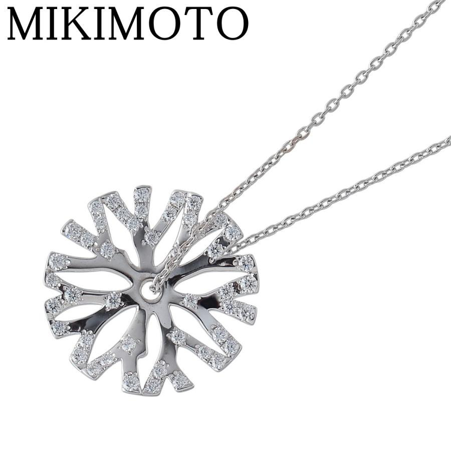 MIKIMOTO（ミキモト） ダイヤ ネックレス コーラルコレクション 0.49ct