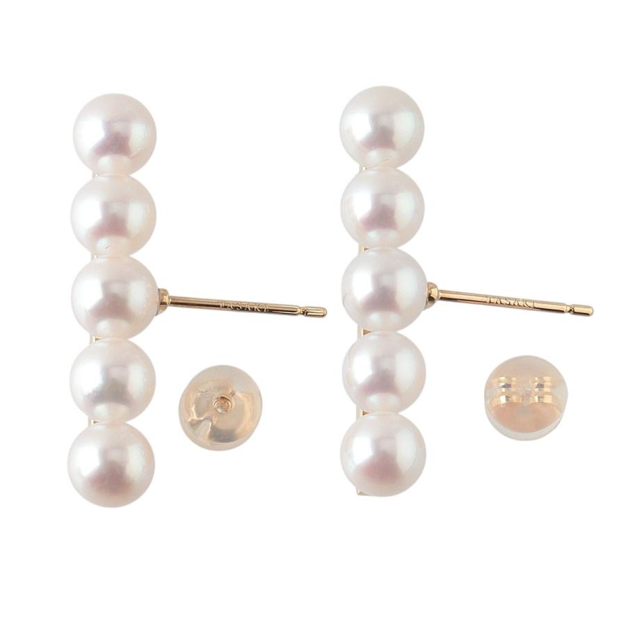 タサキ バランス プラス パール ピアス 5.6mm 750YG【21995】 タサキ バランス プラス パール ピアス 5.6mm 750YG【21995】