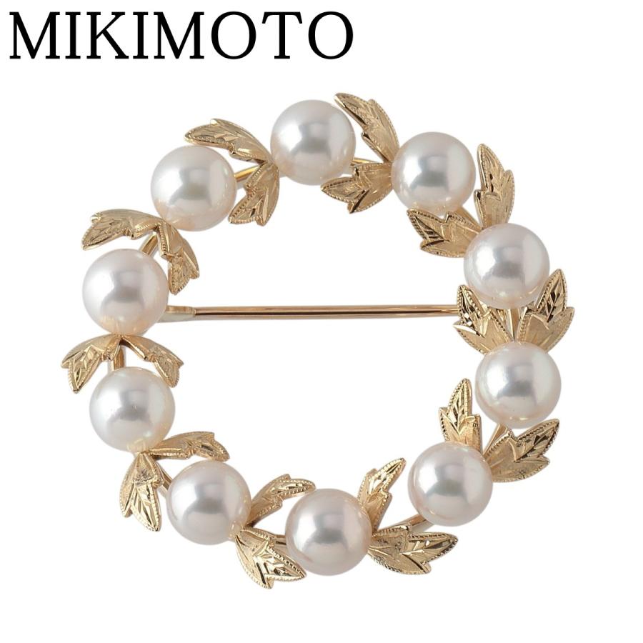 MIKIMOTO（ミキモト） パール ブローチ サークル 現行モデル アコヤ