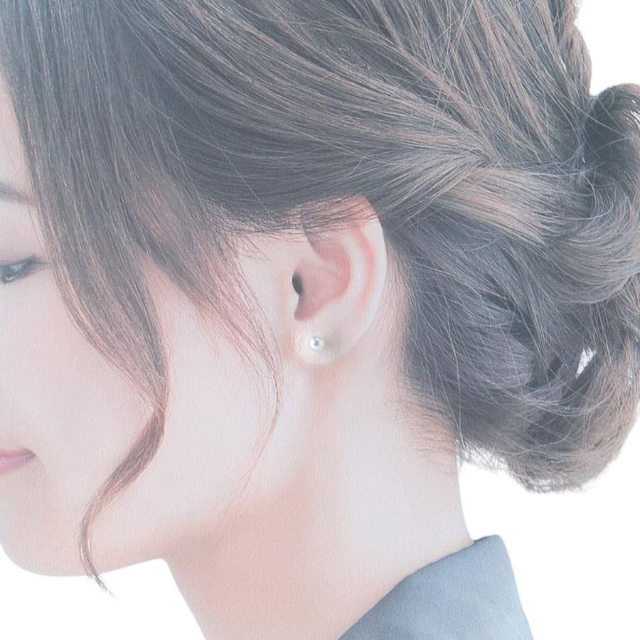 MIKIMOTO ミキモト パール ピアス アコヤパール5.5mm Pt950 美品  